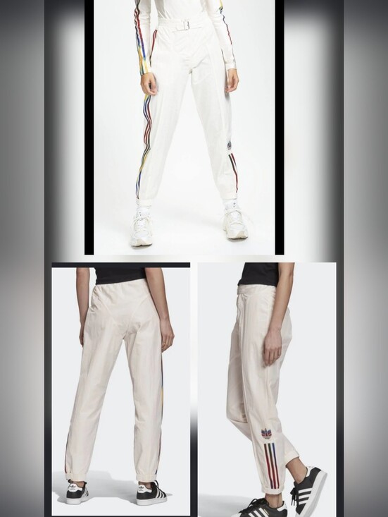 Adidas by Paolina Russo Pants - Adidas, Women's Paolina Russo Track Pants w Rainbow Sz L